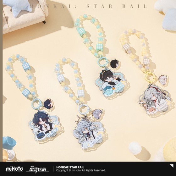miHoYo Honkai Star Rail Male Dormitory Series Acrylic Pendant Lovely Accessories